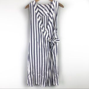 Free People Striped Wrap Tunic